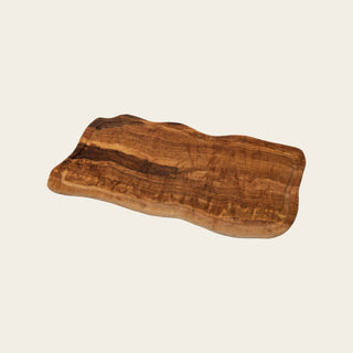 Olive Wood Board with Raw Edge